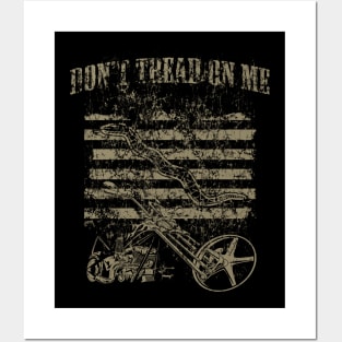 Don’t Tread On Me Distressed Motorcycle Art Posters and Art